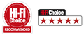 Hi Fi Choice's 'Choice 5 star recommended' award